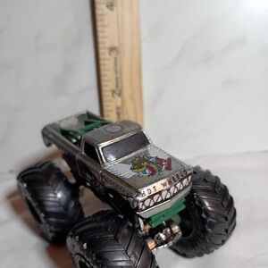 Hot Wheels Monster Truck V8 Bomber Chrome Silver 1:64 Scale Die-Cast Toy Vehicle